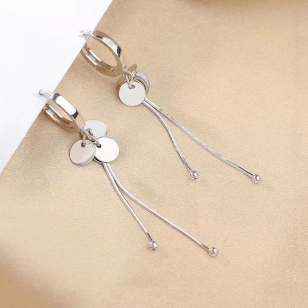 🌟 Sterling Silver Long Earrings